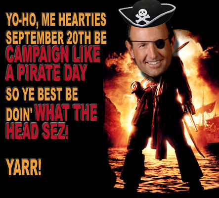 Dick Devos, Pirate Candidate